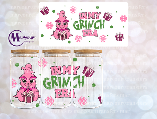 IN MY GRINCH ERA PINK BABY GRINCH-16 0Z-UV DTF CUP WRAP