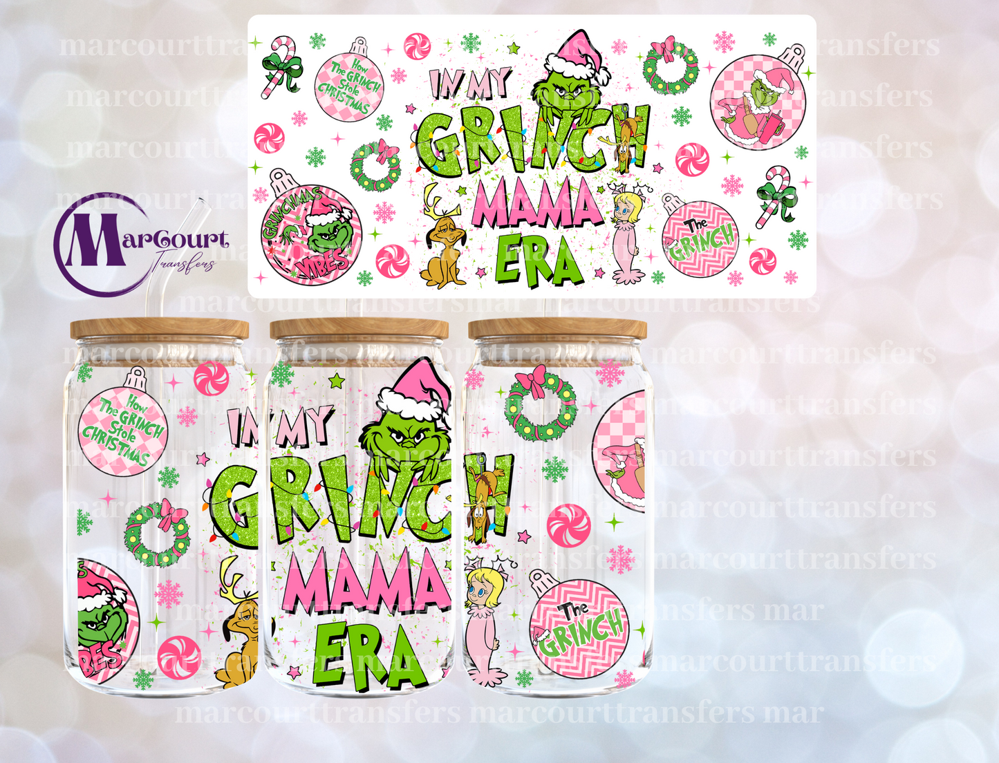 IN MY GRINCH MAMA ERA-16 0Z-UV DTF CUP WRAP