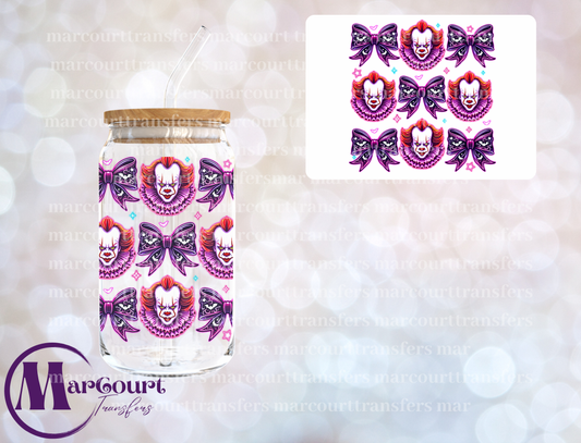 IT CLOWN COQUETTE- DECAL-UV DTF CUP WRAP