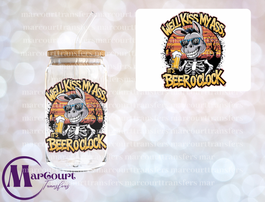 IT'S BEER O'CLOCK-DECAL-UV DTF CUP WRAP