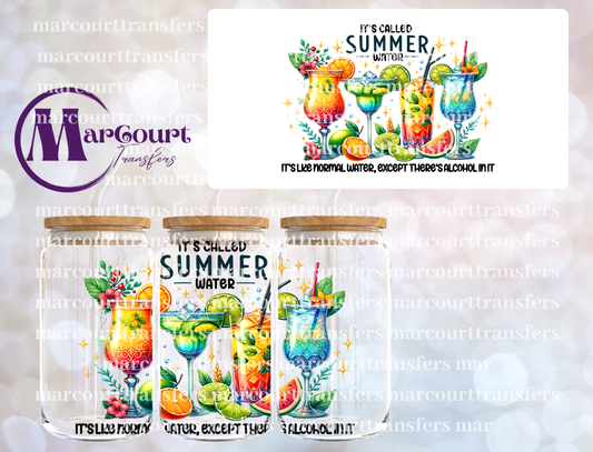 IT'S CALLED SUMMER WATER-16 0Z-UV DTF CUP WRAP