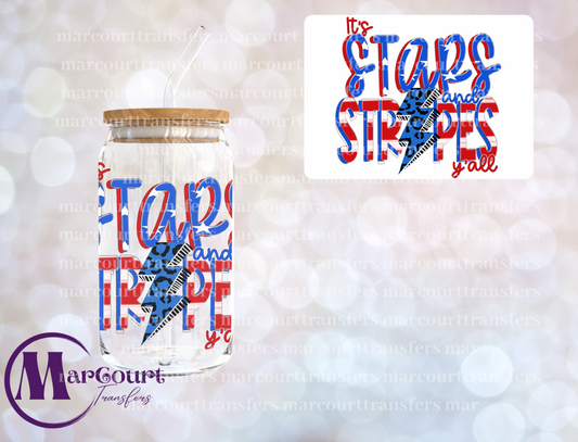 IT'S STARS AND STRIPES YALL-DECAL-UV DTF CUP WRAP