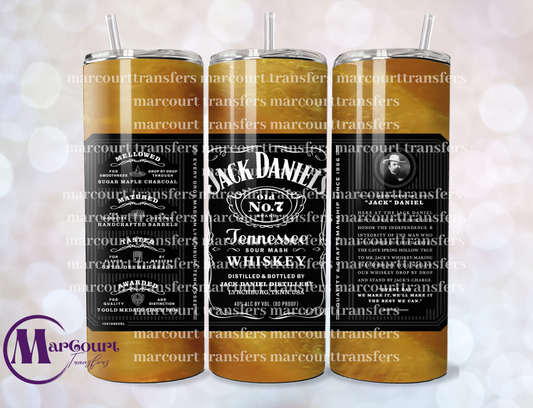 JACK DANIELS BOTTLE-20 OZ-UV DTF CUP WRAP