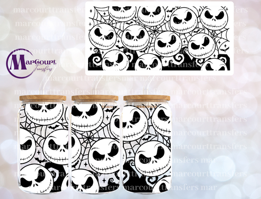 JACK SKELLINGTON HALLOWEEN-16 0Z-UV DTF CUP WRAP