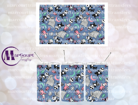 JACK SKELLINGTON #1-12 OZ TUMBLER SUBLIMATION