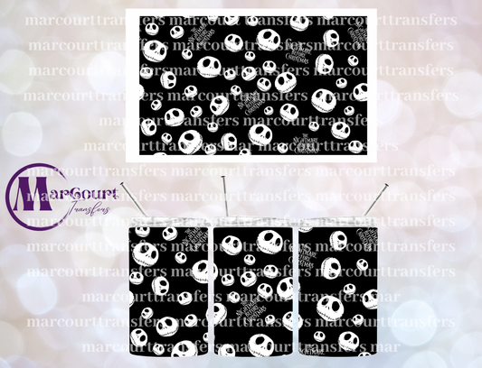 JACK SKELLINGTON #2-12 OZ TUMBLER SUBLIMATION