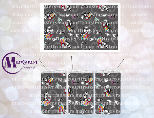 JACK SKELLINGTON #3-12 OZ TUMBLER SUBLIMATION