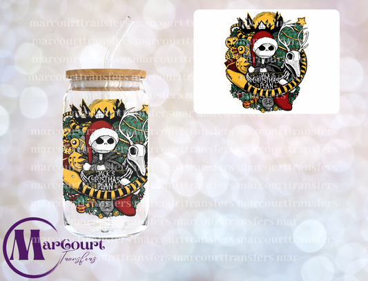 JACK CHRISTMAS PLAN-DECAL-UV DTF CUP WRAP