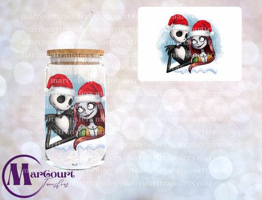 JACK AND SALLY-DECAL-UV DTF CUP WRAP