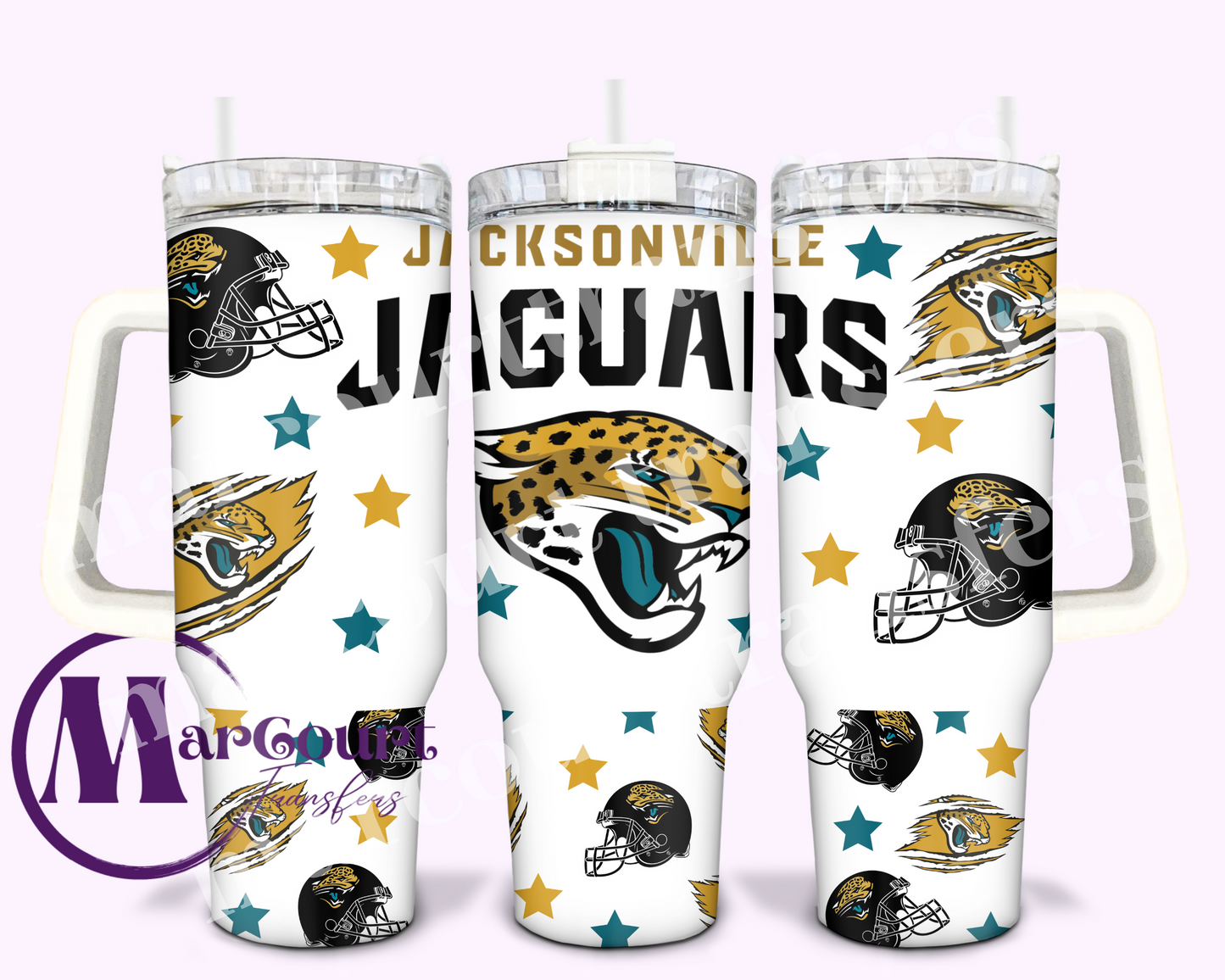 JACKSONVILLE JAGUARS-40 0Z-UV DTF CUP WRAP