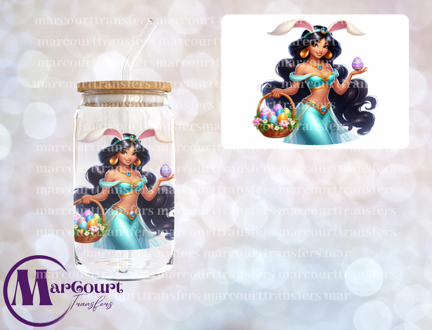 JASMINE EASTER-DECAL-UV DTF CUP WRAP