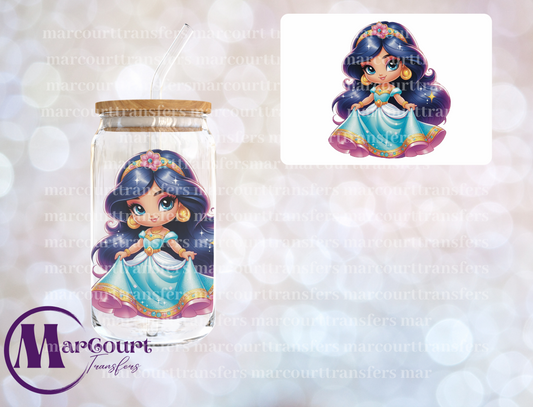 JASMINE GIRL DECAL-UV DTF CUP WRAP