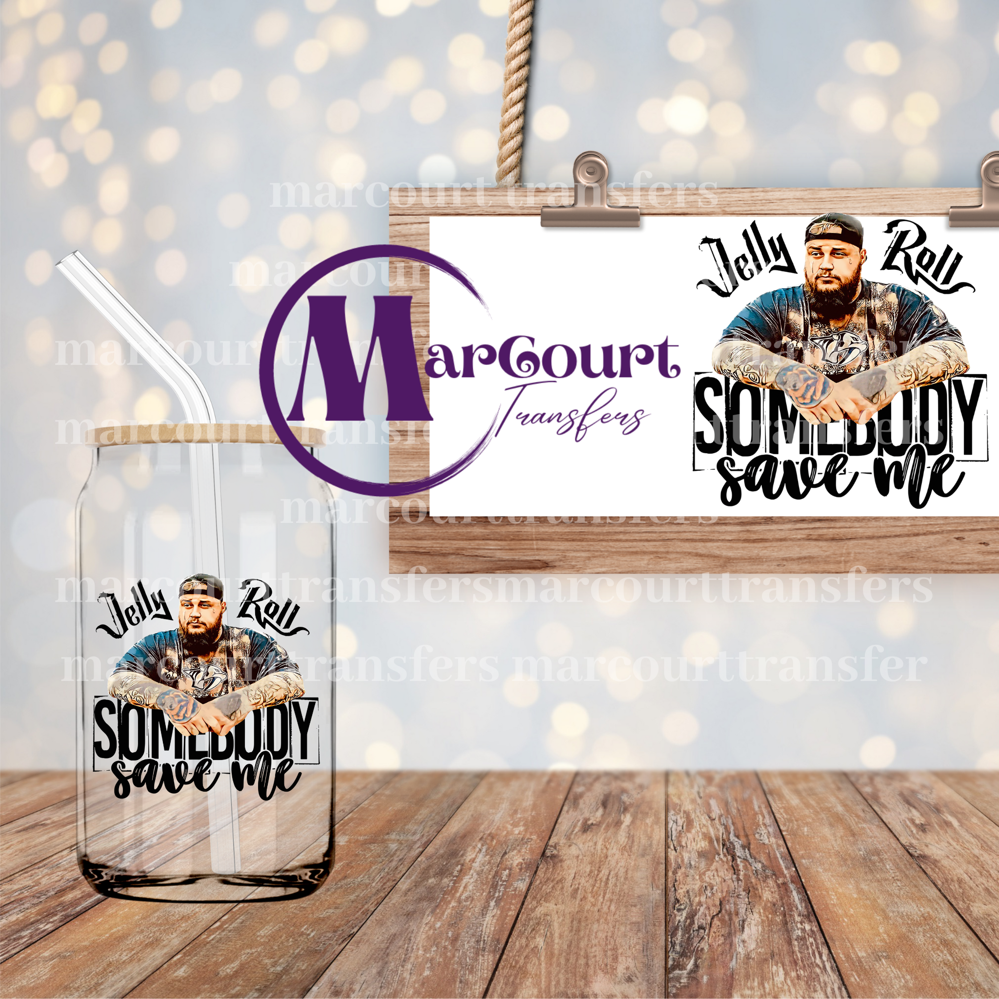 JELLY ROLL- DECAL-UV DTF CUP WRAP – MarCourt Transfers