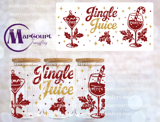 JINGLE JUICE-16 0Z-UV DTF CUP WRAP
