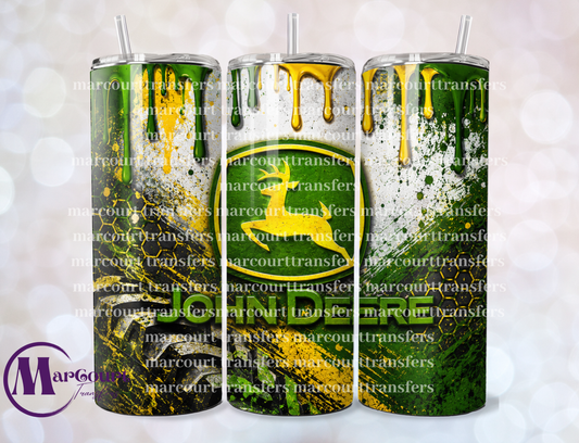 JOHN DEERE DRIP-SKINNY TUMBLER TRANSFER (SUBLIMATION)