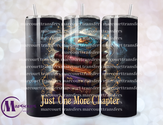 JUST ONE MORE CHAPTER DARK-20 OZ-UV DTF CUP WRAP