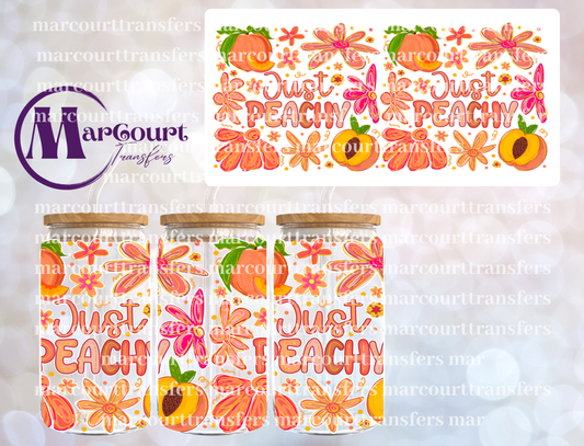 JUST PEACHY-16 0Z-UV DTF CUP WRAP