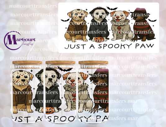 JUST A SPOOKY PAW-16 0Z-UV DTF CUP WRAP
