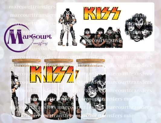 KISS-16 0Z-UV DTF CUP WRAP