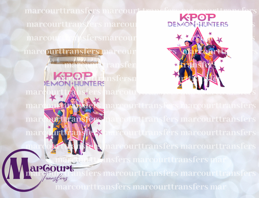 K POP STAR-DECAL-UV DTF CUP WRAP