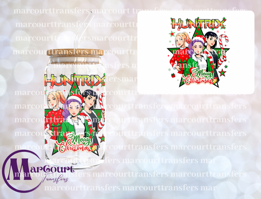 K POP CHRISTMAS STAR HUNTRIX-DECAL-UV DTF CUP WRAP