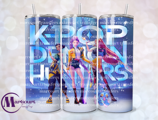 K POP DEMON HUNTERS 1-20-SKINNY TUMBLER TRANSFER