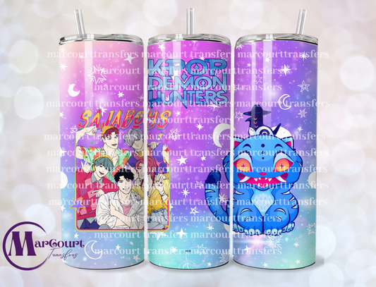 K POP DEMON HUNTERS 2-20-SKINNY TUMBLER TRANSFER