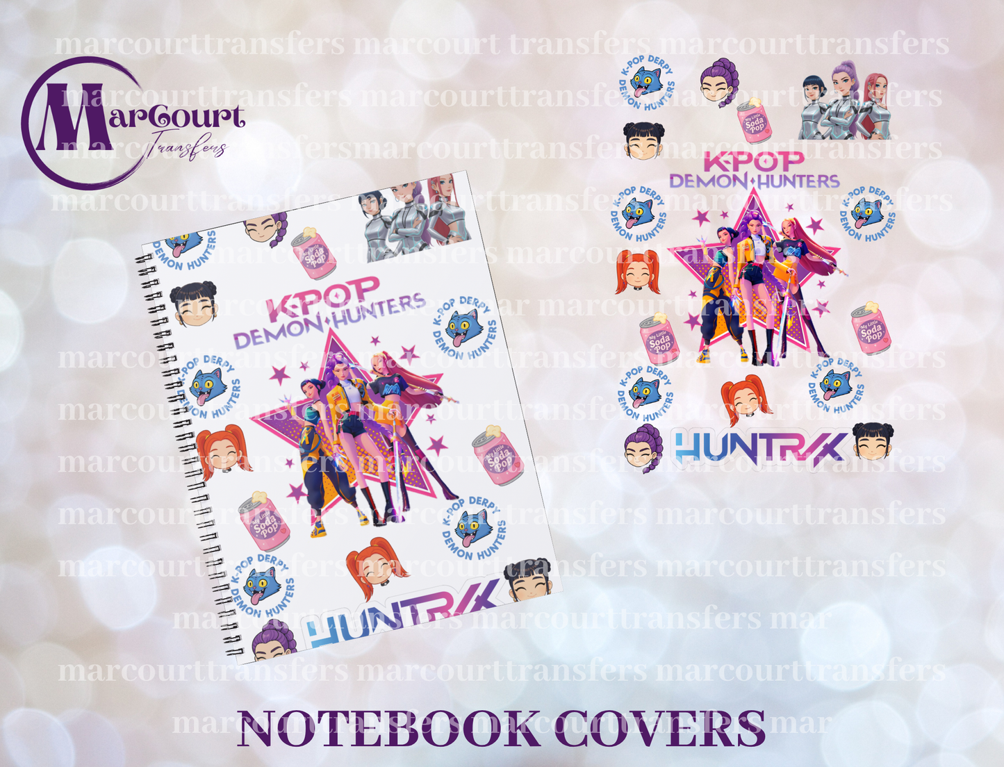NOTEBOOK COVER-A5- K POP DEMON