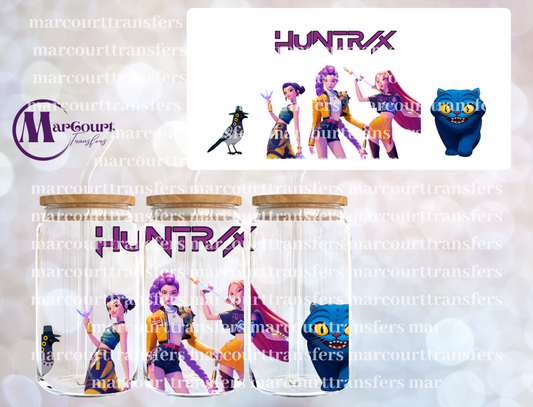 K POP HUNTRIX-16 0Z-UV DTF CUP WRAP