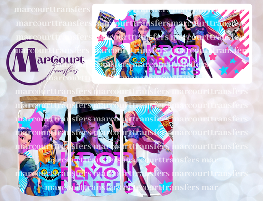 K POP DEMON HUNTERS 2-16 0Z-UV DTF CUP WRAP