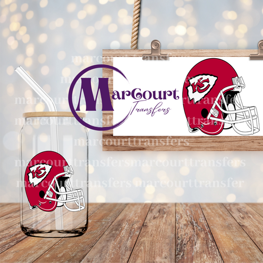 KANSAS CITY CHIEFS DECAL-UV DTF CUP WRAP