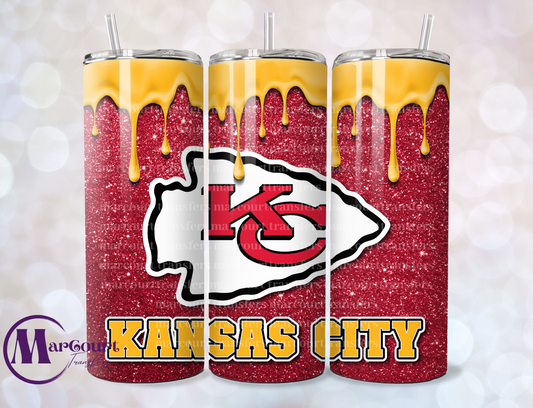 KANSAS CITY CHIEFS-SKINNY TUMBLER TRANSFER