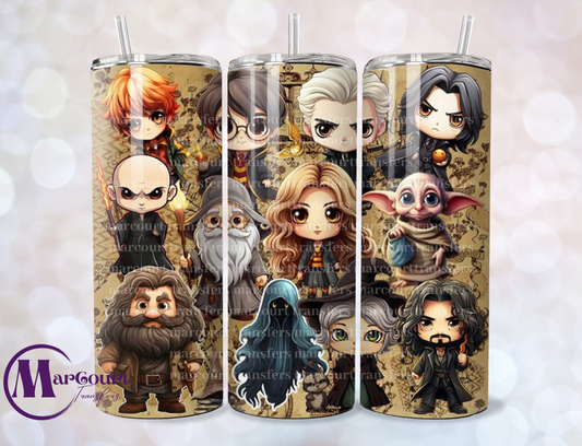 KAWAII POTTER-SKINNY TUMBLER TRANSFER