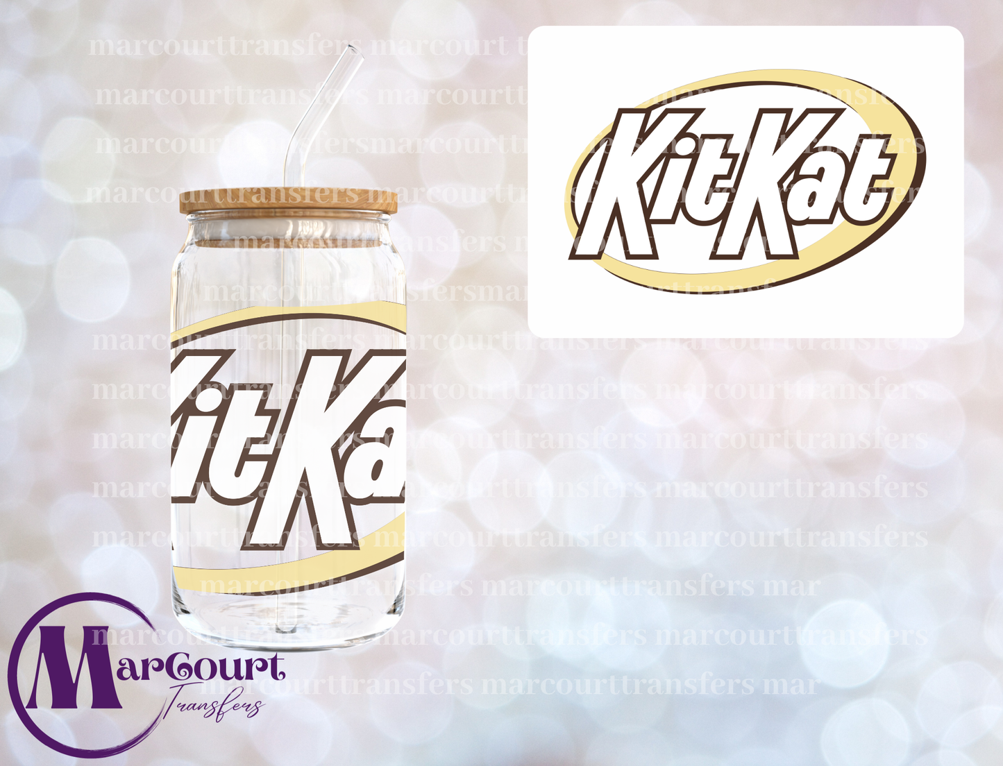 KIT KAT-DECAL-UV DTF CUP WRAP