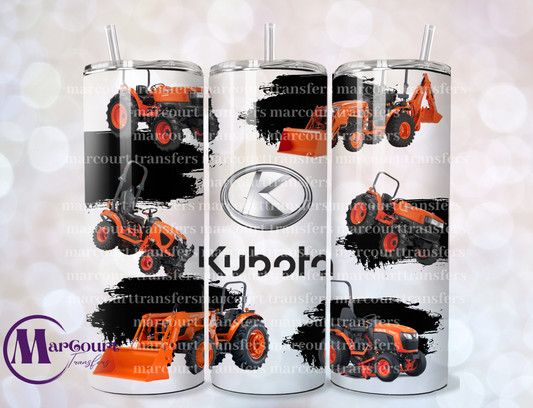 KUBOTA TRACTOR-20 OZ-UV DTF CUP WRAP