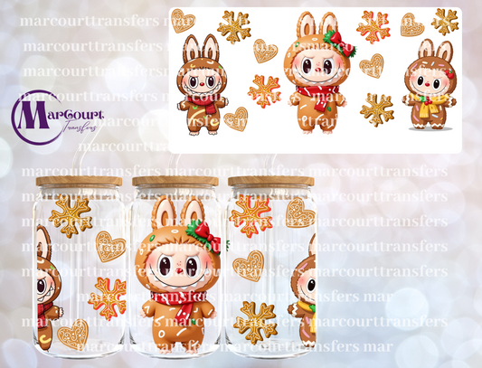 LABUBU GINGERBREAD-16 0Z-UV DTF CUP WRAP