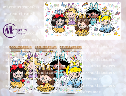 LABUBU PRINCESSES-16 0Z-UV DTF CUP WRAP