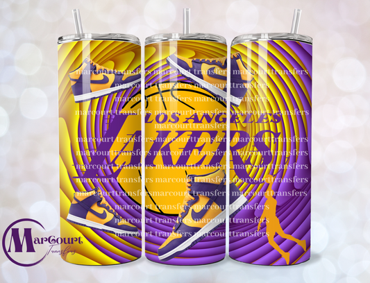 LA LAKERS-SKINNY TUMBLER TRANSFER