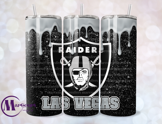 LAS VEGAS RAIDERS DRIP-SKINNY UV DTF TRANSFER