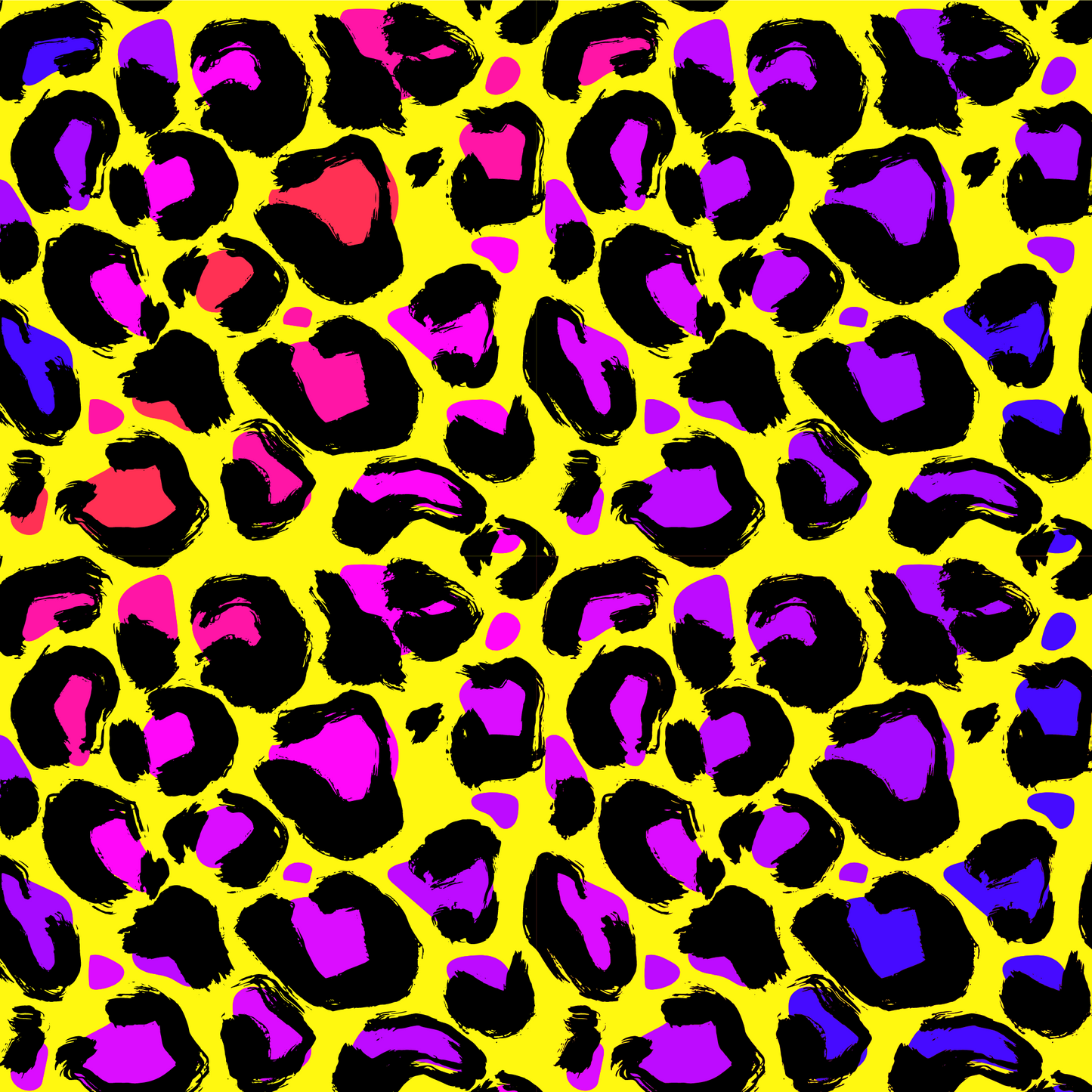 LEOPARD-MULTI COLOR-VINYL PATTERN 12 X 12