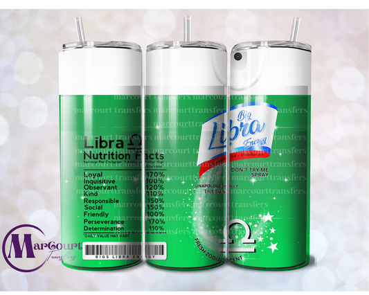 LIBRA SPRAY-SKINNY TUMBLER TRANSFER