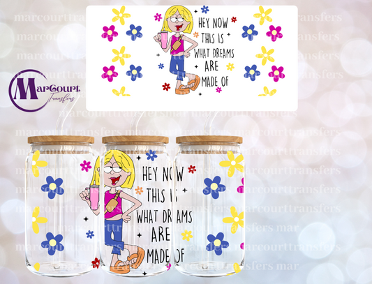 LIZZIE MCGUIRE-16 0Z-UV DTF CUP WRAP