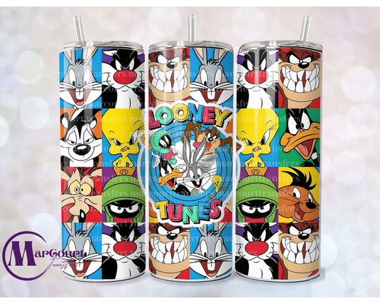 LOONY TUNES-SKINNY TUMBLER TRANSFER