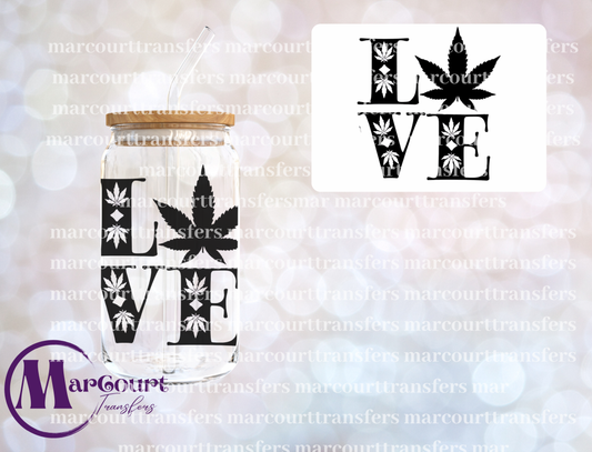 LOVE HEMP-DECAL-UV DTF CUP WRAP