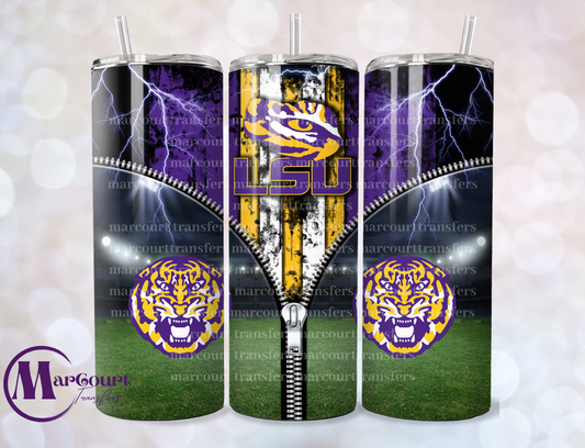 LSU ZIPPER-SKINNY TUMBLER TRANSFER