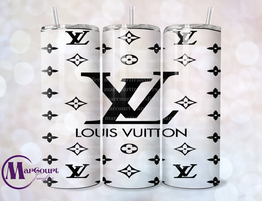 LV INSPIRED BLACK LETTERS-20 OZ-UV DTF CUP WRAP