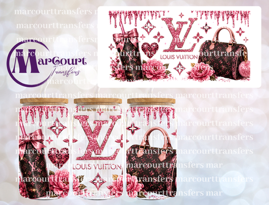 LV PINK 2-16 0Z-UV DTF CUP WRAP
