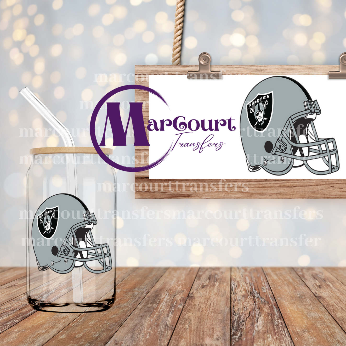 LAS VEGAS RAIDERS-DECAL-UV DTF CUP WRAP