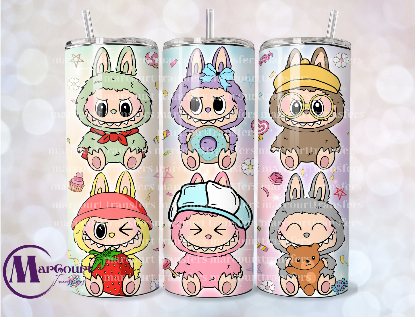 LABUBU #9-20 OZ-UV DTF CUP WRAP