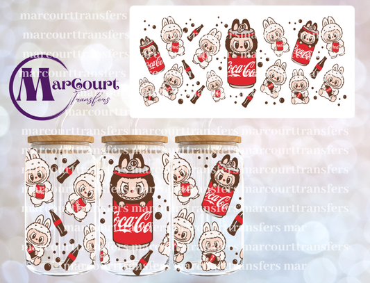 LABUBU COCA COLA-16 0Z-UV DTF CUP WRAP